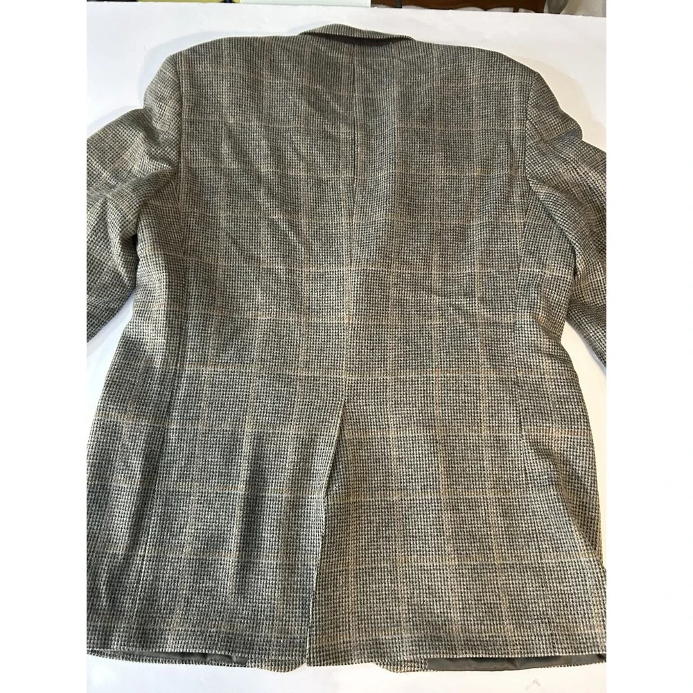43Long Tweed Men's Black, Gray & Brown Blazer by Davidsons‎